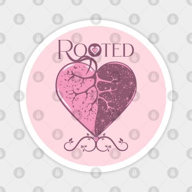 Deep-rooted in love, day and night Magnet by dkdesigns27